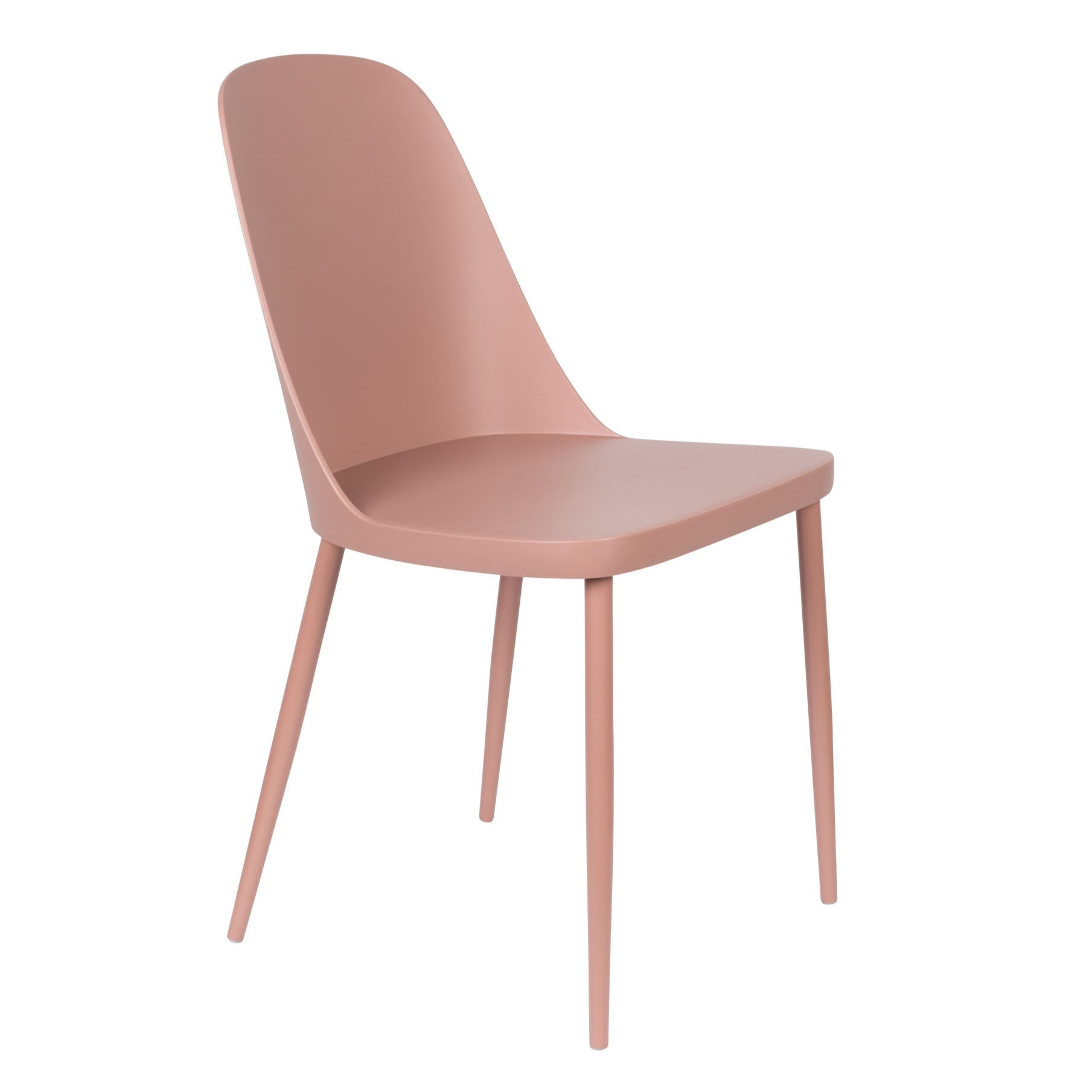 Set of 2 Pip All Pink Dining Chairs